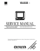 Предварительный просмотр 1 страницы Aiwa VX-S135U Service Manual