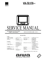 Preview for 1 page of Aiwa VX-T2170 ph Service Manual