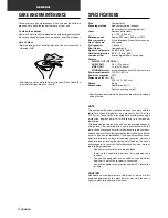 Preview for 10 page of Aiwa XC-30 Operating Instructions Manual