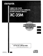 Aiwa XC-35 Operating Instructions Manual preview