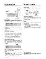 Предварительный просмотр 4 страницы Aiwa XC-35 Operating Instructions Manual