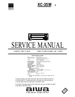 Aiwa XC-35M Service Manual предпросмотр