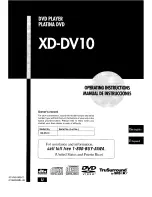 Предварительный просмотр 1 страницы Aiwa XD-DV10 Operating Instructions Manual