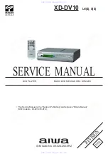 Preview for 1 page of Aiwa XD-DV10LH Service Manual