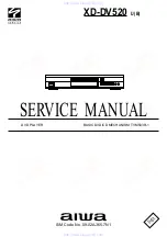 Aiwa XD-DV520 Service Manual preview