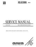 Preview for 1 page of Aiwa XD-DV600 Service Manual