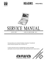 Preview for 1 page of Aiwa XD-DW1 Service Manual