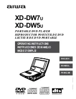 Aiwa XD-DW5 Operating Instructions Manual preview