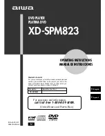 Preview for 1 page of Aiwa XD-SPM823 Operating Instructions Manual