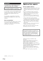 Preview for 2 page of Aiwa XDM-S500 Operating Instructions Manual