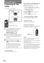 Preview for 22 page of Aiwa XDM-S500 Operating Instructions Manual