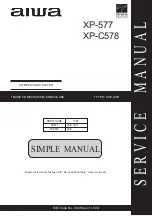 Aiwa XP-577 Service Manual предпросмотр