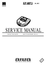 Предварительный просмотр 1 страницы Aiwa XP-MP3 Service Manual