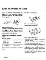 Предварительный просмотр 4 страницы Aiwa XP-MP3C Operating Informations