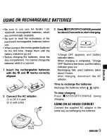 Предварительный просмотр 5 страницы Aiwa XP-MP3C Operating Informations