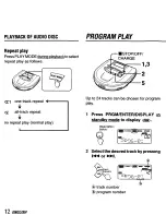 Предварительный просмотр 12 страницы Aiwa XP-MP3C Operating Informations