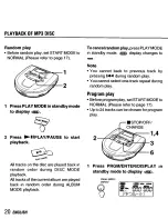 Предварительный просмотр 20 страницы Aiwa XP-MP3C Operating Informations