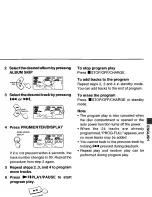 Предварительный просмотр 21 страницы Aiwa XP-MP3C Operating Informations