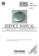 Aiwa XP-R231 Service Manual preview