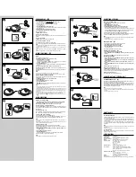 Предварительный просмотр 2 страницы Aiwa XP-R232 Operating Instructions