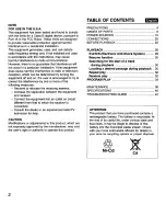 Предварительный просмотр 2 страницы Aiwa XP-SP1000 Operating Instructions Manual