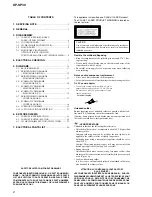 Предварительный просмотр 2 страницы Aiwa XP-SP30 Service Manual