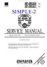 Aiwa XP-SR320 Service Manual предпросмотр