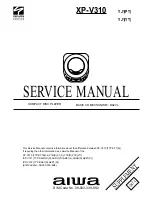 Предварительный просмотр 1 страницы Aiwa XP-V310 Service Manual