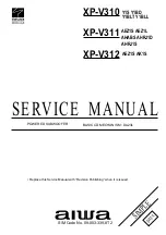 Aiwa XP-V311 Service Manual preview