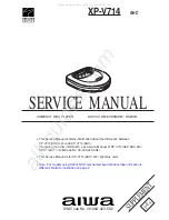 Предварительный просмотр 1 страницы Aiwa XP-V714 Service Manual