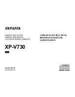 Aiwa XP-V730 Operating Instructions Manual preview