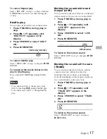 Предварительный просмотр 17 страницы Aiwa XP-ZV1 Operating Instructions Manual