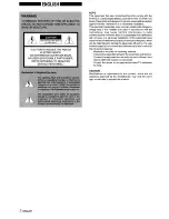 Preview for 2 page of Aiwa XR-DV526 Operating Instructions Manual