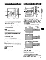 Preview for 19 page of Aiwa XR-DV526 Operating Instructions Manual