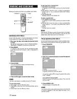 Preview for 22 page of Aiwa XR-DV526 Operating Instructions Manual