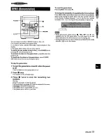 Preview for 39 page of Aiwa XR-DV526 Operating Instructions Manual