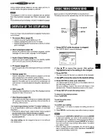 Preview for 41 page of Aiwa XR-DV526 Operating Instructions Manual