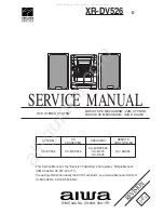 Preview for 1 page of Aiwa XR-DV526 Service Manual