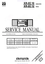 Preview for 1 page of Aiwa XR-EC10 Service Manual