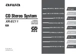 Aiwa XR-EC11 Operating Instructions Manual предпросмотр