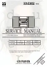 Предварительный просмотр 1 страницы Aiwa XR-EM52 Service Manual