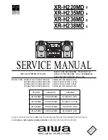 Preview for 1 page of Aiwa XR-H220MD Service Manual