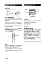 Предварительный просмотр 6 страницы Aiwa XR-H33MD Operating Instructions Manual