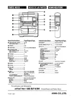 Предварительный просмотр 112 страницы Aiwa XR-H33MD Operating Instructions Manual