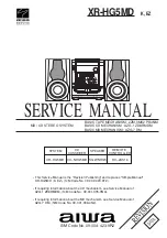 Aiwa XR-HG5MD Service Manual preview