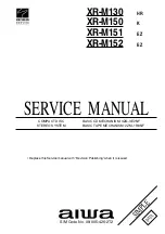 Preview for 1 page of Aiwa XR-M130 Wiring Diagram