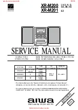 Aiwa XR-M200 Service Manual preview