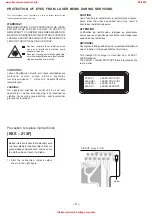 Preview for 3 page of Aiwa XR-M200 Service Manual