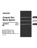 Preview for 1 page of Aiwa XR-M313 Operating Instructions Manual