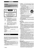 Preview for 2 page of Aiwa XR-M75 Operating Instructions Manual